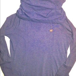 Naketano XL long tunic double cowl/funnel neck